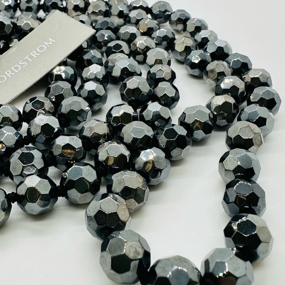 Beautiful Metallic Strand Glass Bead Necklace NWT - Picture 13 of 17